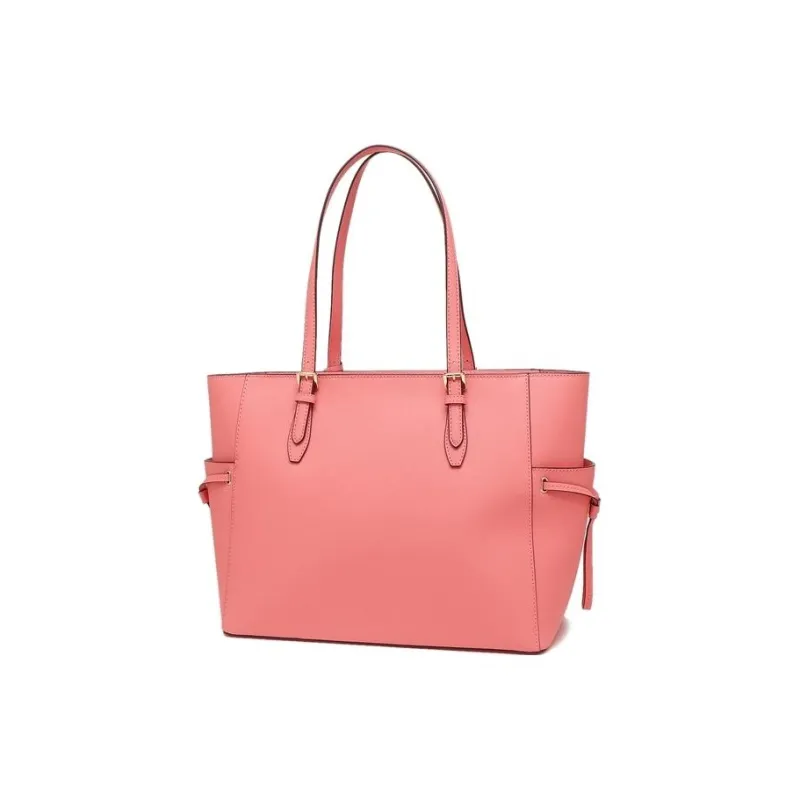 MICHAEL KORS Gilly Leather Tote Bag Shopping Bag Handbag Shoulder Bag Women's Grapefruit Color-2