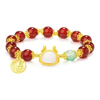 AGOVSKI Agate Jade Bracelets Unisex