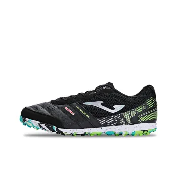 Joma TF Rubber Broken Studs Anti-Slip Wear-Resistant Soccer Shoes Men's Black