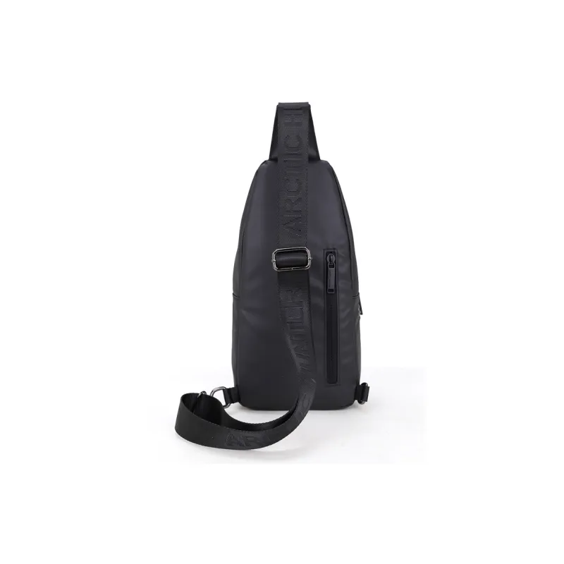 ARCTIC HUNTER Oxford Fanny Pack Crossbody Bag Shoulder Bag Sling Bag Regular Men's Black-1