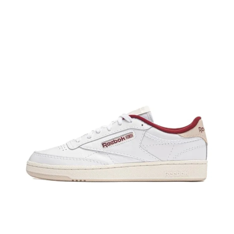Reebok Club C 85 'White Classic Maroon'-0