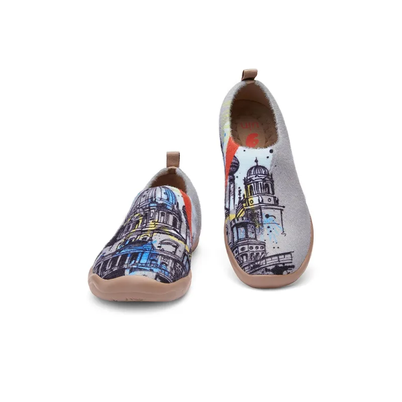 U.IN Painted Travel Shoes Toledo 1 German Silhouette Collection Low-Top Casual Shoes Unisex-2
