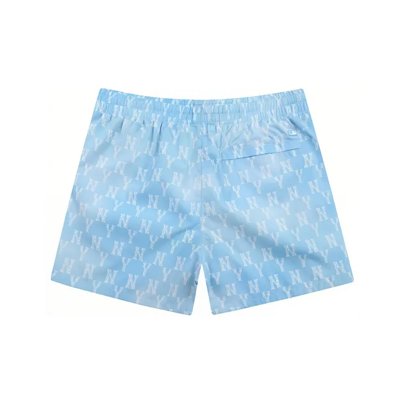 MLB Old Flower Casual Shorts Women's Blue-1