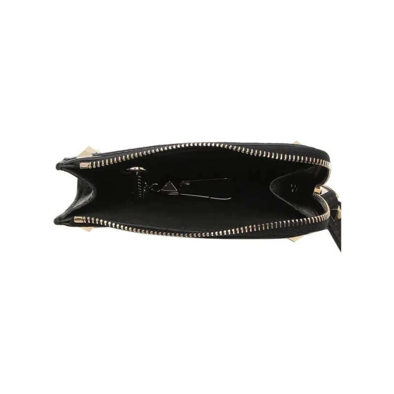 Valentino GARAVANI Leather Coin Purse Women's Black-4