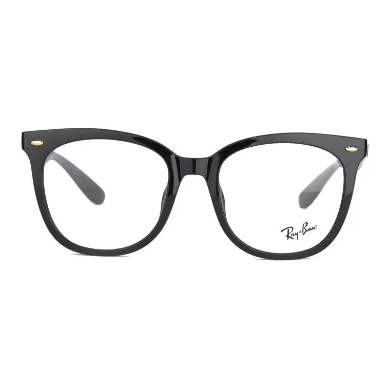 RayBan Plate Frame Rectangular Sunglasses Unisex Black-1