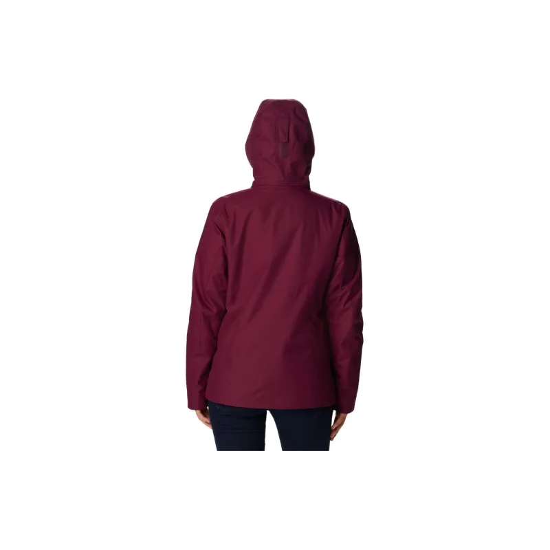 Columbia Water-Resistant Windbreaker Jacket Women's Burgundy-1
