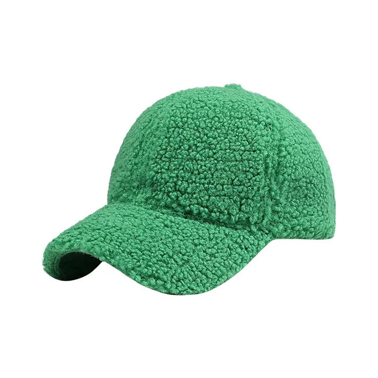 EEEENO Lambswool Baseball Caps Unisex-16