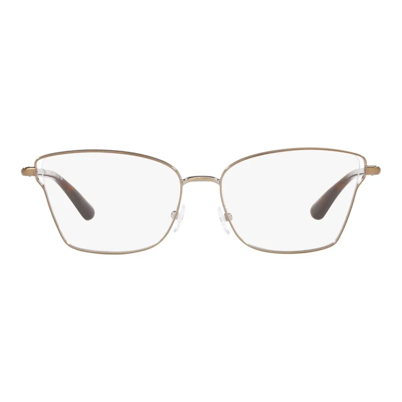 MICHAEL KORS Metal Rectangular Eyeglass Frames Women's Gold-1