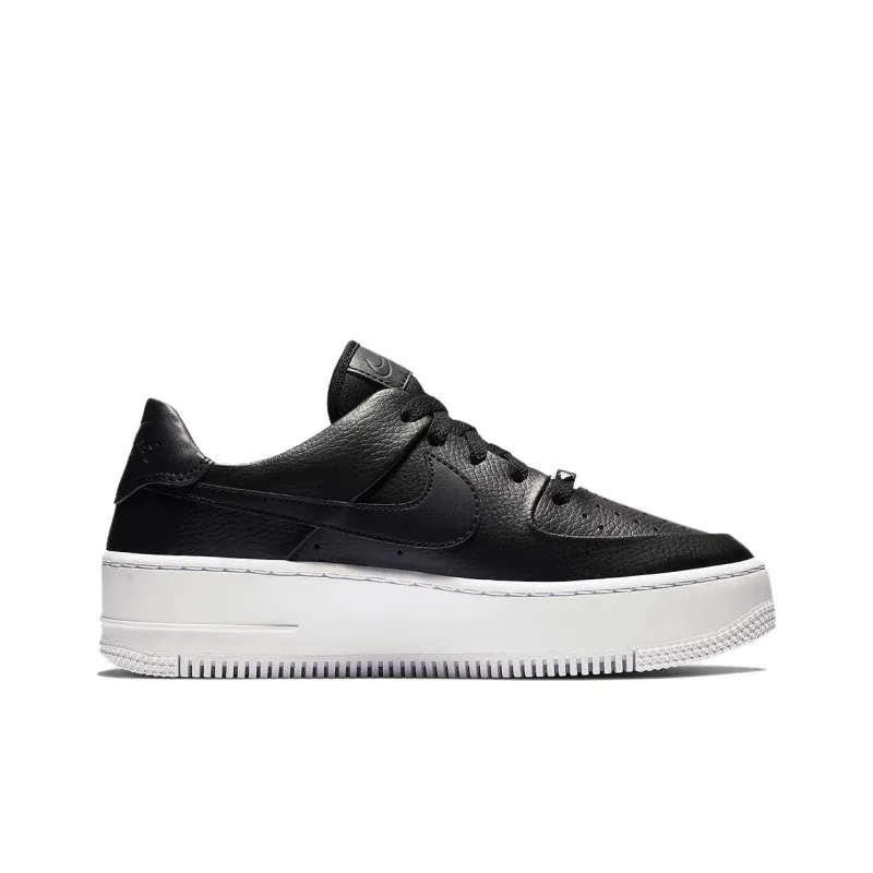 Nike Air Force 1 Sage Low Black White Women's-1