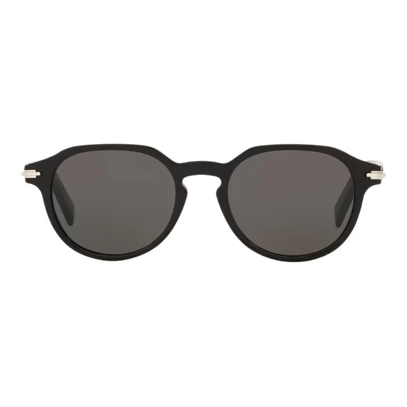 DIOR Acetate Irregular Shape Sunglasses Women's Black-1