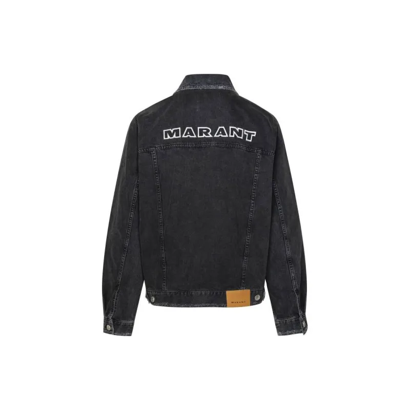ISABEL MARANT Jango Button-Up Denim Jacket-1