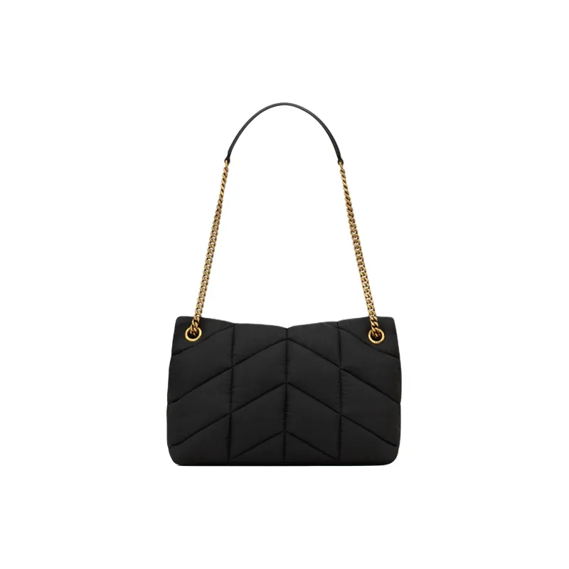 SAINT LAURENT Polyamide Portable Crossbody Bag Shoulder Bag Women's Black-3