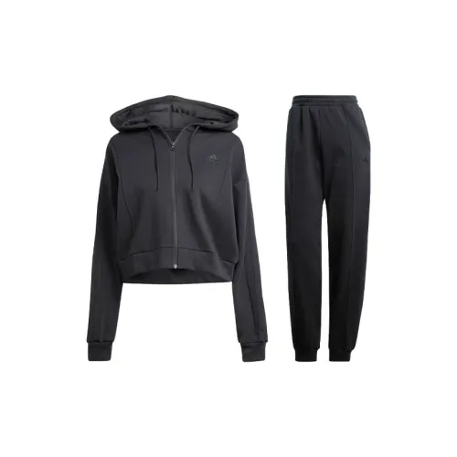 Adidas Energize Tracksuit Casual Suit Women's Black