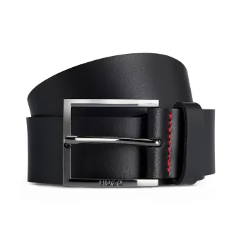 HUGO BOSS Logo engraved Leather Belt