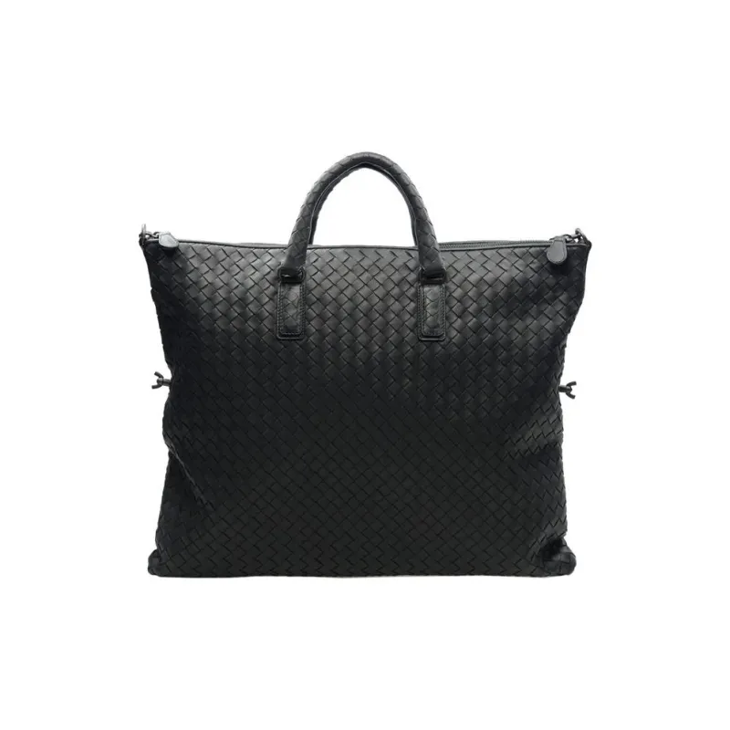Bottega Veneta Sheepskin Handbag Women's Black-0