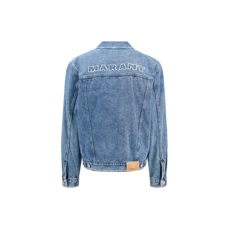 ISABEL MARANT Jango Button Up Denim Jacket-1