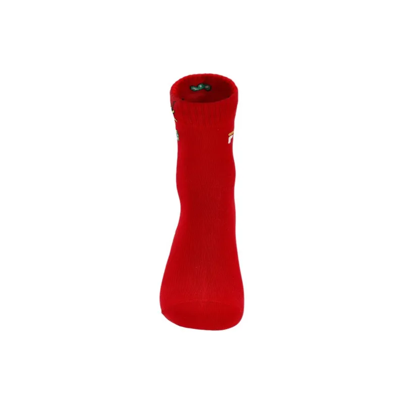 FILA Dragon Series Mid Calf Socks Women's 1 Pack Legend Red-2