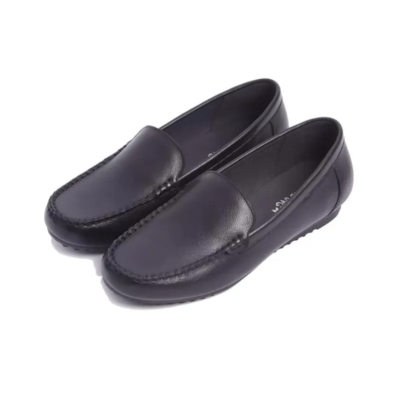 AOKANG Gommino Loafers Women's Black-1