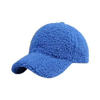 EEEENO Lambswool Baseball Caps Unisex