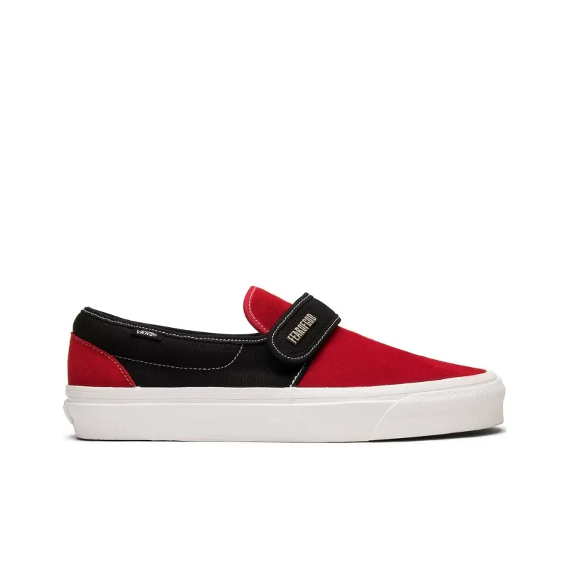 Vans Slip On 47 V Dx Fear Of God Red Black-1