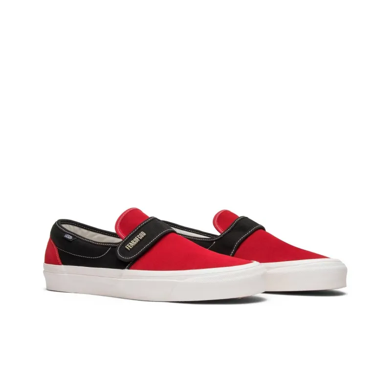 Vans Slip On 47 V Dx Fear Of God Red Black-2