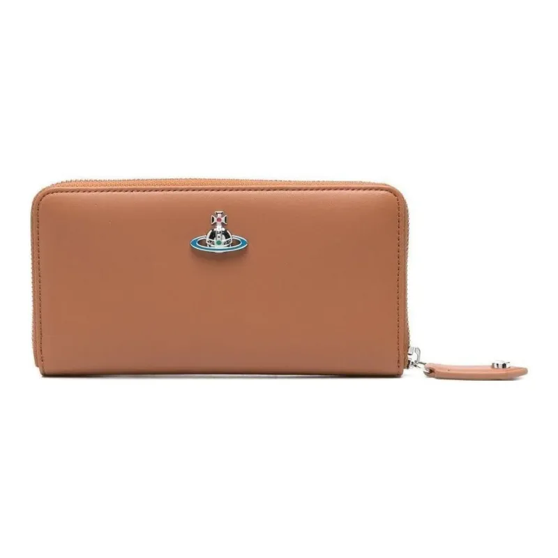 Vivienne Westwood Calfskin Wallet Women's Brown-1
