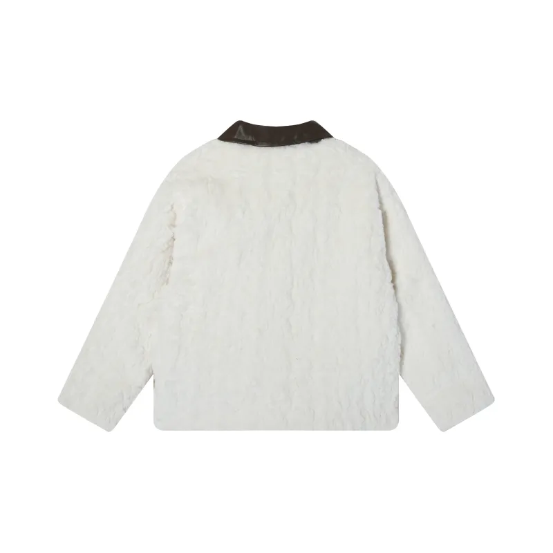 TORIGHT Velvet feel Coat Women's Ecru-1