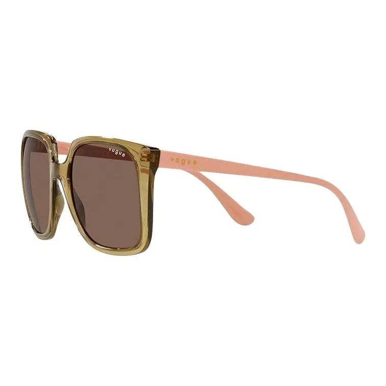 VOGUE Irregular Shape Sunglasses Women's Green-2