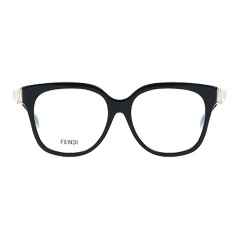 FENDI Plate Frame Square Eyeglass Frames Unisex-1