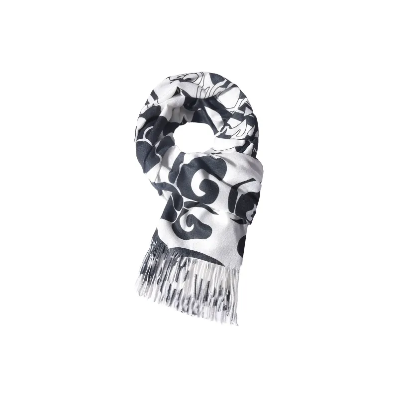 FireMonkey Polyester Scarf Contact Customer Service For Writing A Greeting Card Unisex-3