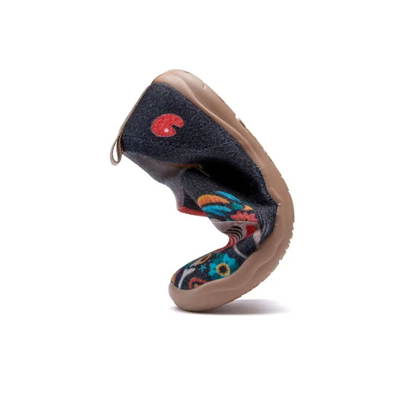 U.IN Painted Travel Shoes Toledo 1 Exploration Mauritius Collection Casual Shoes Unisex-4