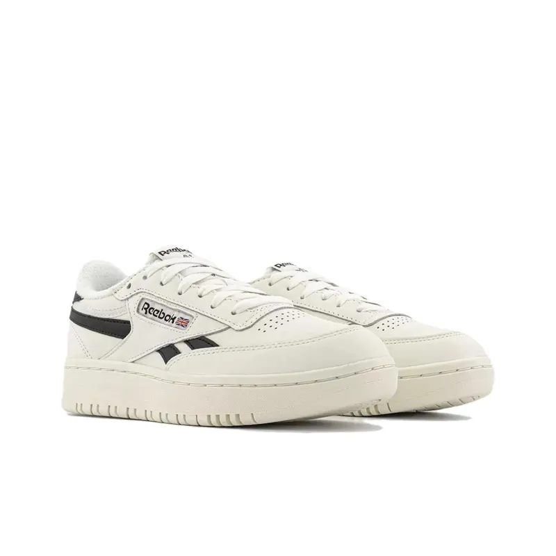 Reebok Women's Club C Double 'Chalk Black' Women's-1