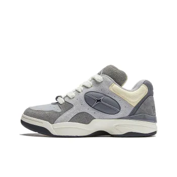 LiNing Shooting Star Slip Resistant Casual Shoes Unisex Gray