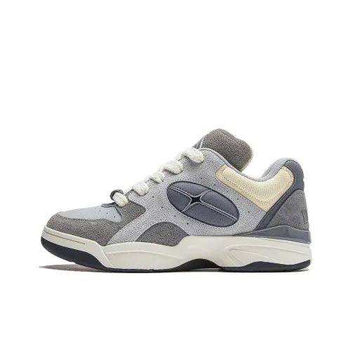 LiNing Shooting Star Slip Resistant Casual Shoes Unisex Gray