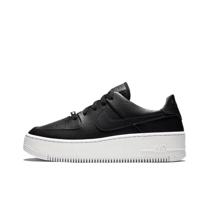 Nike Air Force 1 Sage Low Black White Women's-0