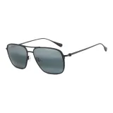Maui Jim Irregular Shape Sunglasses Unisex Black