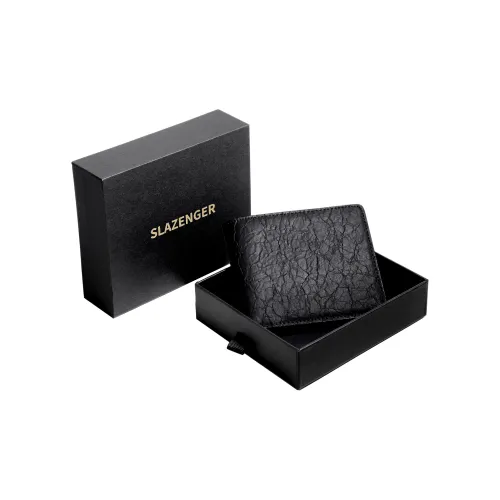 Slazenger PU Card Holder Wallet Men's Black