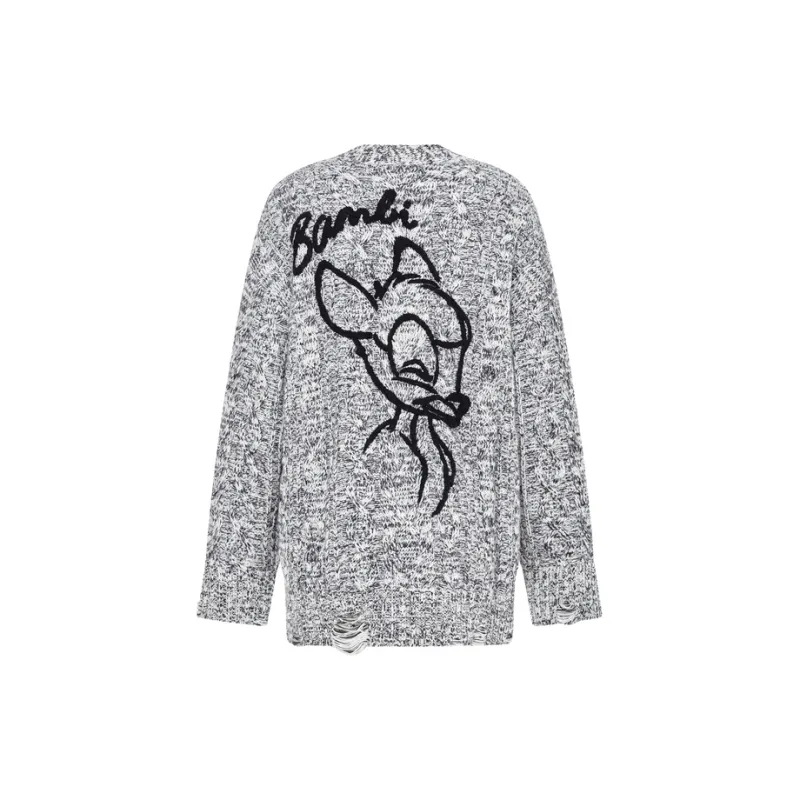 MO&CO Knitwear Women's Black White Multicolor-1