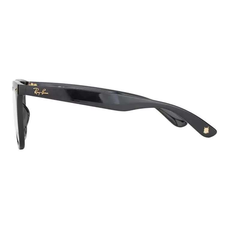 RayBan Plate Frame Rectangular Sunglasses Unisex Black-2