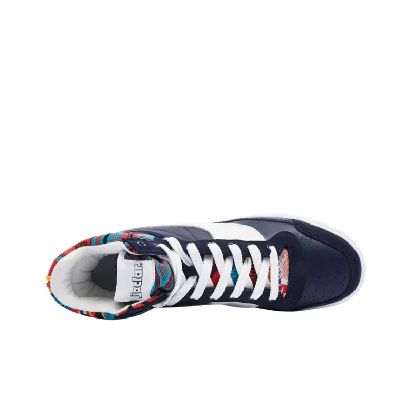 JACLAR Abrasion Resistant Breathable Slip Resistant High Top Vintage Basketball Shoes Unisex-4