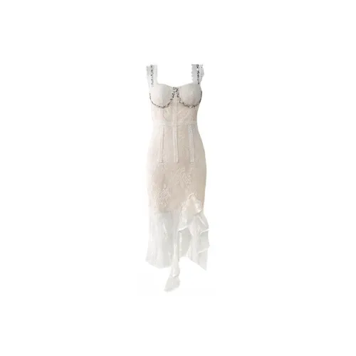 Aimme Sparrow Slip Dresses Women's White