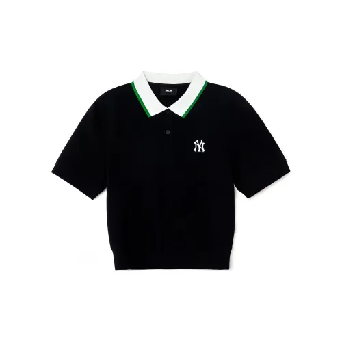 MLB New York Yankees Polo Shirts Women's Black