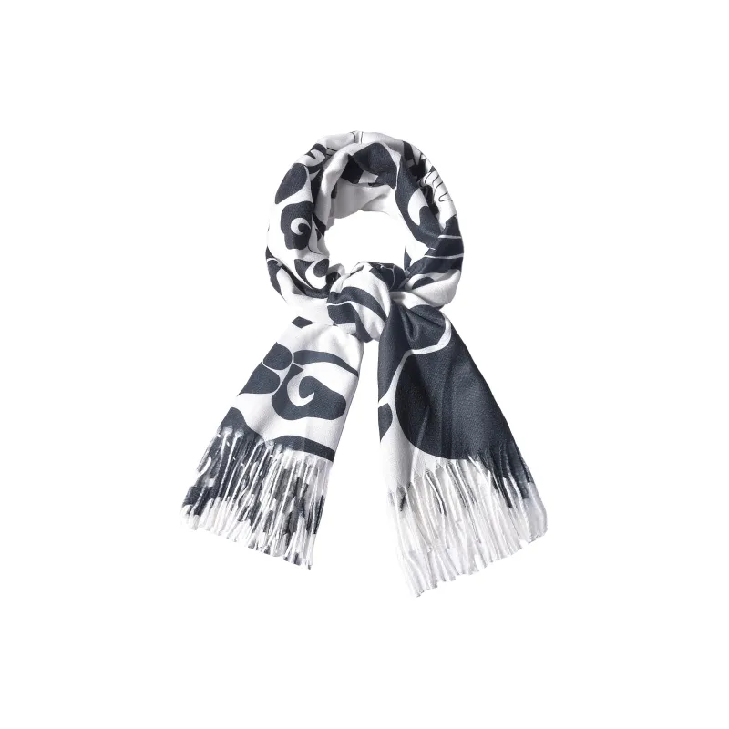 FireMonkey Polyester Scarf Contact Customer Service For Writing A Greeting Card Unisex-2