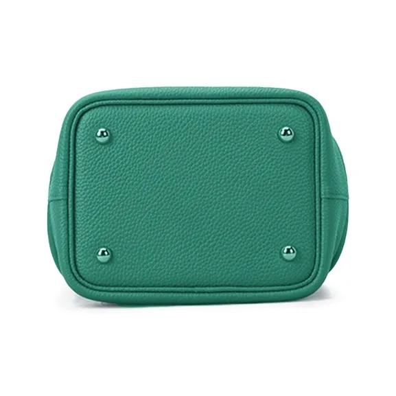 PIERRE CARDIN Cow Leather Shoulder Bag Regular Women's Black/Green/Brown/Red-12