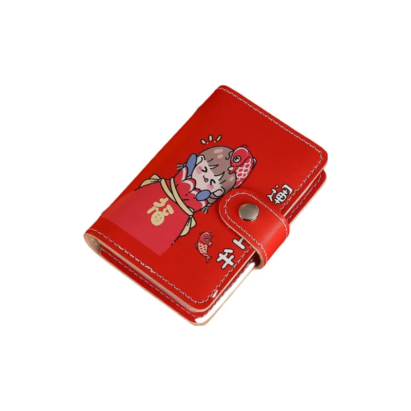 OUZIHUANG PU Storage Bag Card Holder Large Size Unisex-3