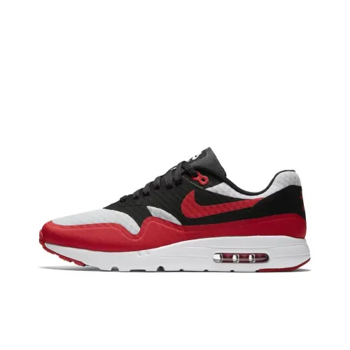 Nike Air Max 1 Ultra Pure Platinum Black Gym Red