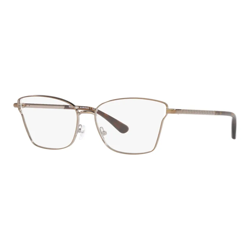 MICHAEL KORS Metal Rectangular Eyeglass Frames Women's Gold-0