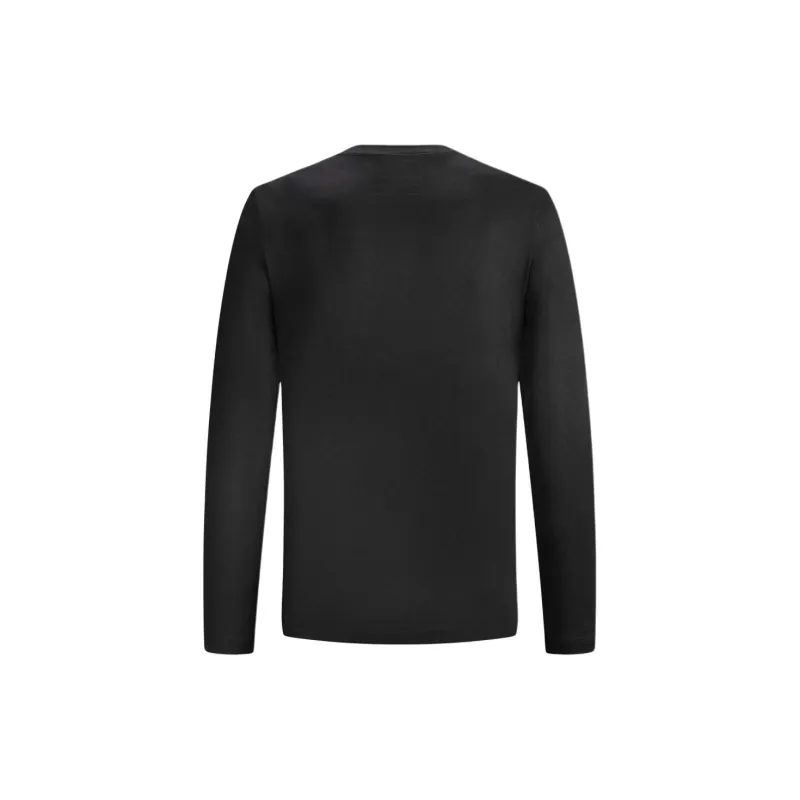 EMPORIO ARMANI Long Sleeved Crewneck Straight Hem Top-1