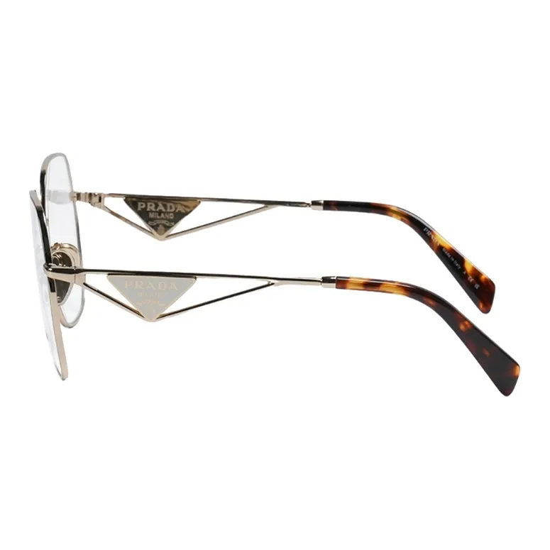 PRADA Alloy Irregular Shape Eyeglass Frames Women's-2