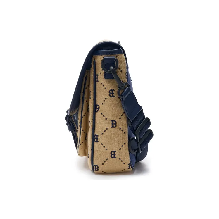 MLB Polyester Messenger Bag Shoulder Bag Crossbody Bag Regular Women's Brown-3